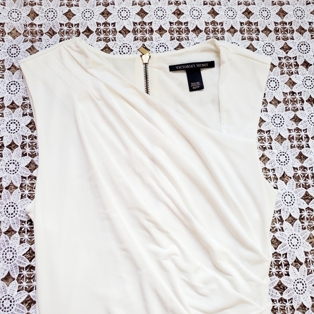 Victoria's Secret champagne white dress